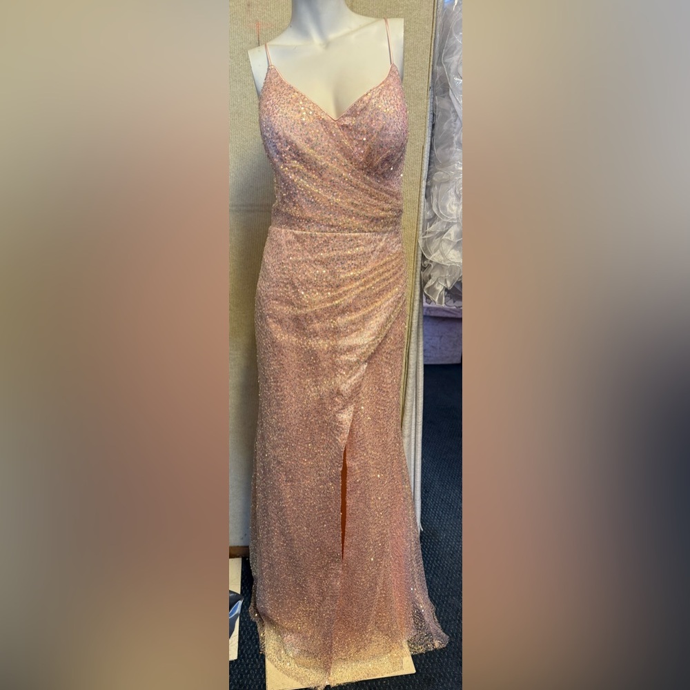 Sequined Pink Evening Skirt